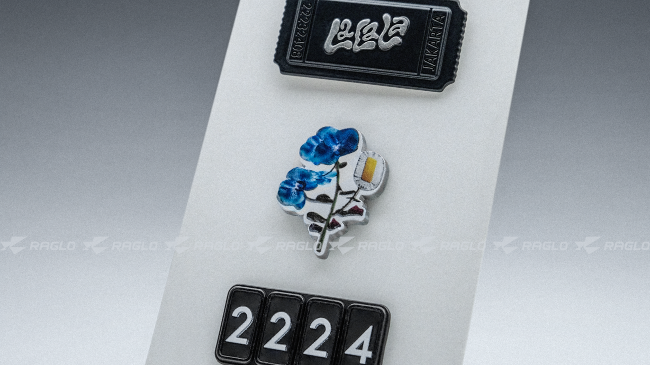 Celcius x LaLaLa Metal Pin