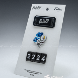 Celcius x LaLaLa Metal Pin